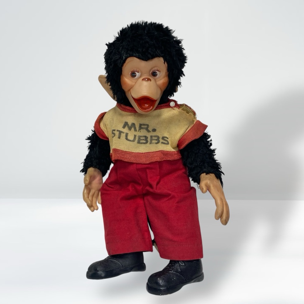 Rare GUND Disney Toby Tyler Mr.Stubbs Stuffed Monkey Toy